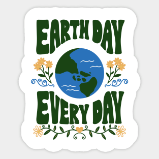 Earth Day Every Day Sticker